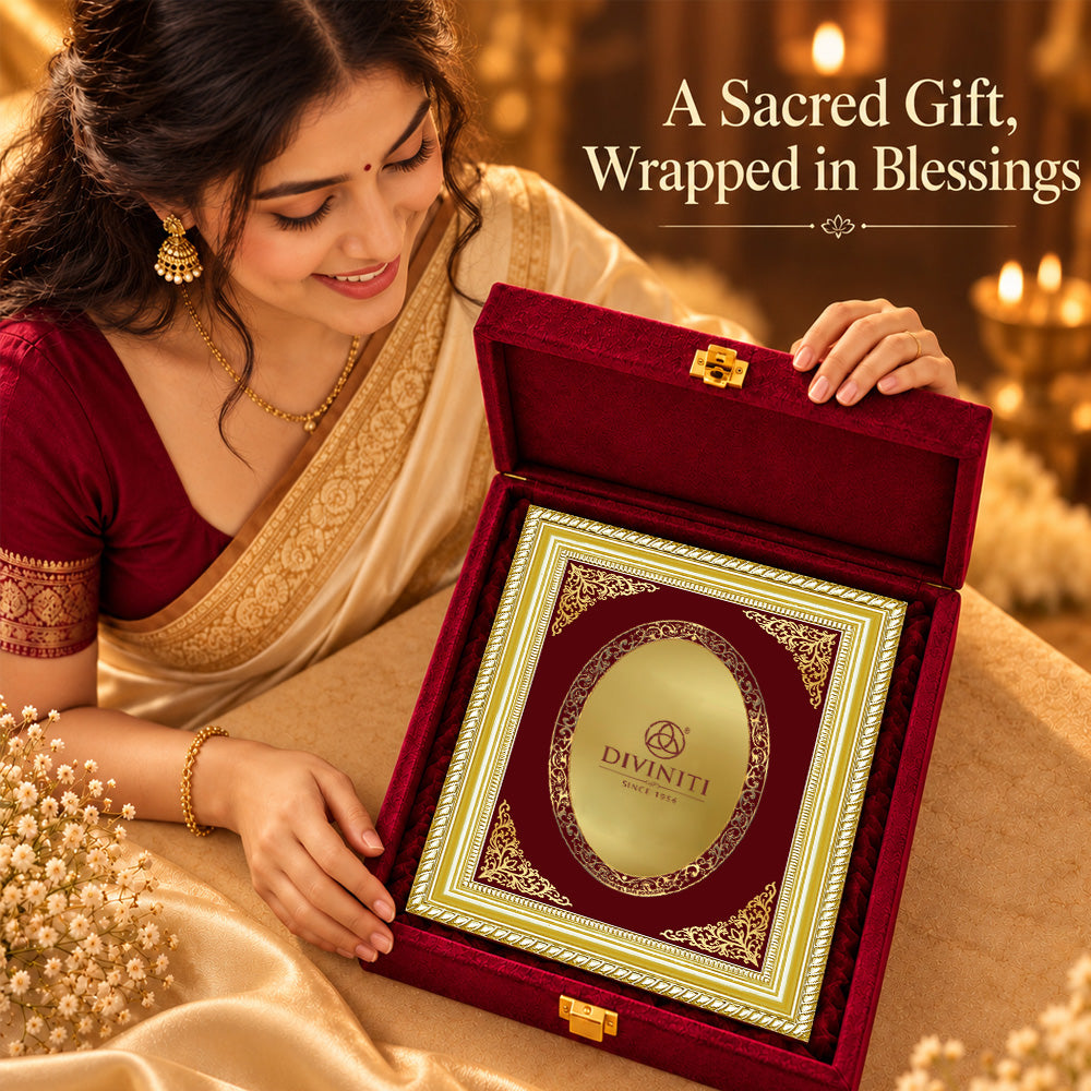24K Gold-Plated Personalized Frame | Premium Gift Box | 35x27 CM