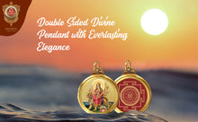 Load image into Gallery viewer, Diviniti 24K Double sided Gold Plated Pendant Durga &amp; Yantra|22 MM Flip Coin (1 PCS)
