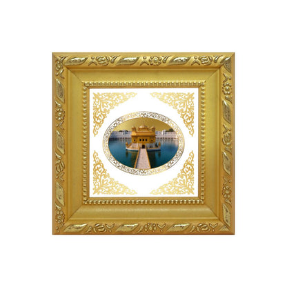 Golden Temple | Sacred Sikh Shrine Royal Tabletop Photo Frame in 24K Gold Plated Foil