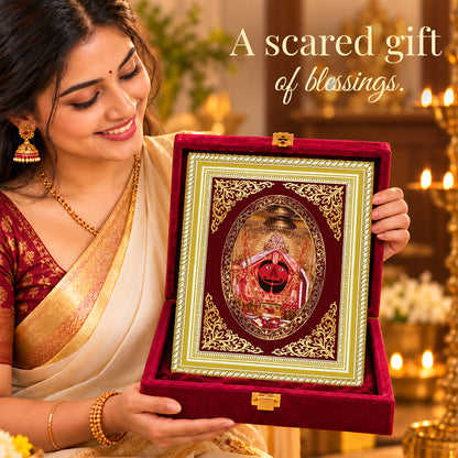 24K Gold-Plated Salasar Balaji Frame | Premium Gift Box | 26x20 CM