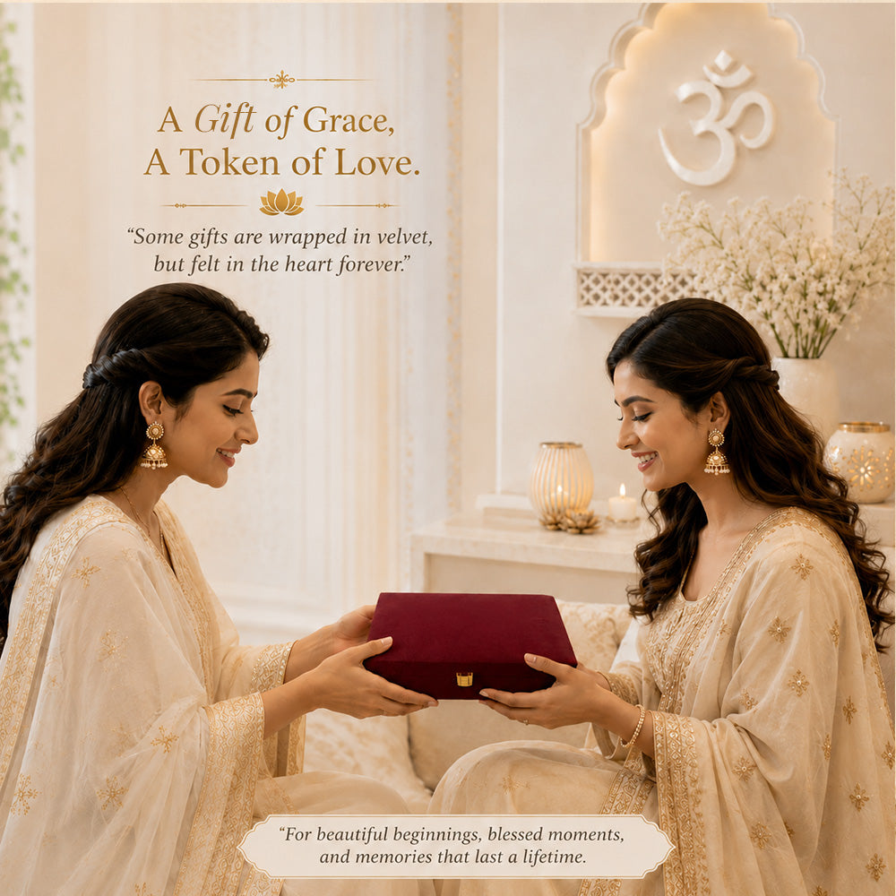 999 Silver-Plated Lotus Diya Pair | Premium Gift Box | 8x8 CM