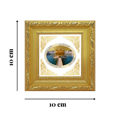 Golden Temple | Sacred Sikh Shrine Royal Tabletop Photo Frame in 24K Gold Plated Foil