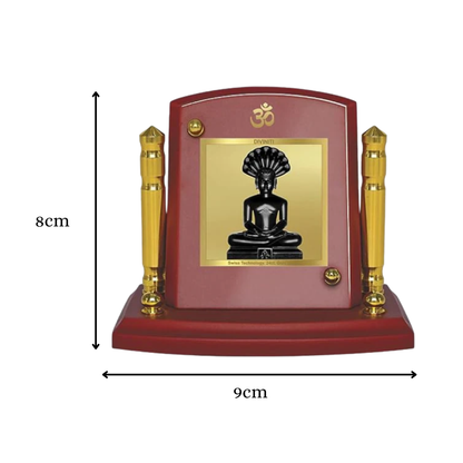 Lord Parshvanatha | 23rd Jain Tirthankara Car Dashboard Frame in 24K Gold Plated Foil