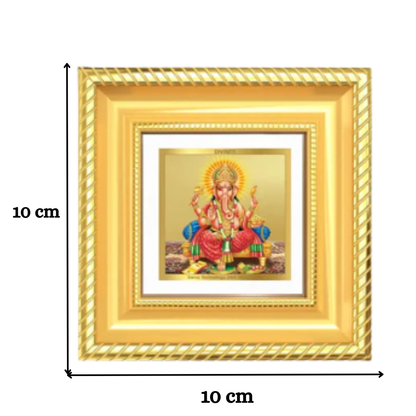 Ganesha | Lord Ganpati Tabletop Frame in 24K Gold Plated Foil