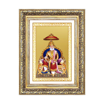 Maharaja Agrasen | King Agrasen for Wall Photo Frame in 24K Gold Plated Foil