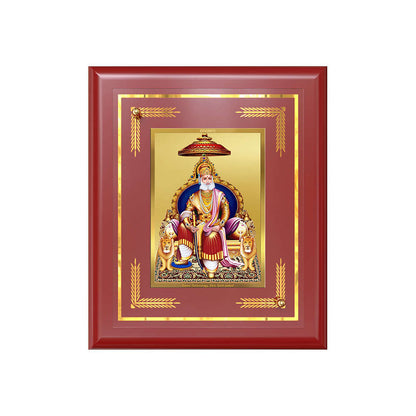 Maharaja Agrasen For Wall & Tabletop Frame in 24K Gold Plated Foil