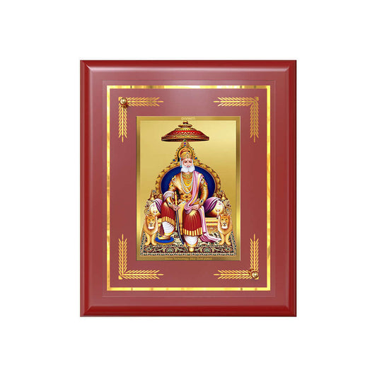 Maharaja Agrasen For Wall & Tabletop Frame in 24K Gold Plated Foil