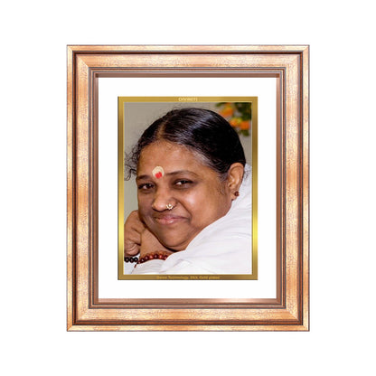 Mata Amritanandamayi | Guru Amma For Wall & Tabletop Frame in 24K Gold Plated Foil
