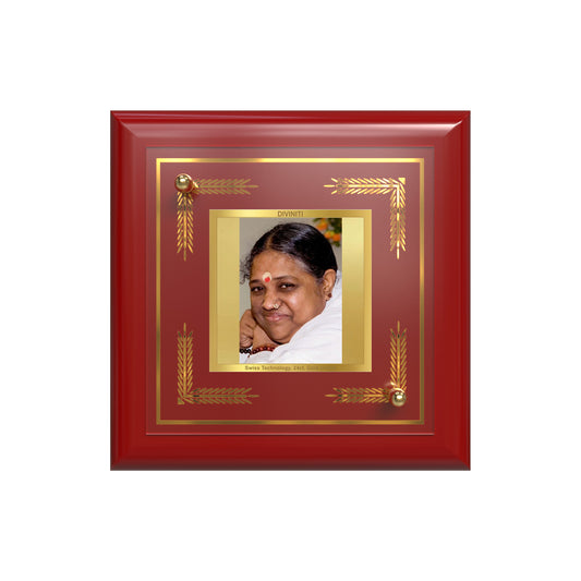 Mata Amritanandamayi | Guru Amma For Tabletop Frame in 24K Gold Plated Foil