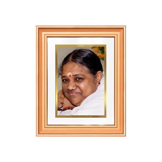 Mata Amritanandamayi | Guru Amma For Wall & Tabletop Frame in 24K Gold Plated Foil