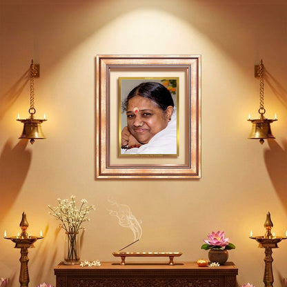 Mata Amritanandamayi | Guru Amma For Wall & Tabletop Frame in 24K Gold Plated Foil
