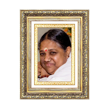 Mata Amritanandamayi | Guru Amma for Wall Photo Frame in 24K Gold Plated Foil
