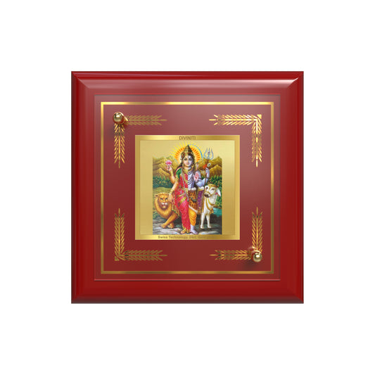 Ardhnarishwara | Naranari | Ammaiyappan Ardhanarinateshvara For Tabletop Frame in 24K Gold Plated Foil