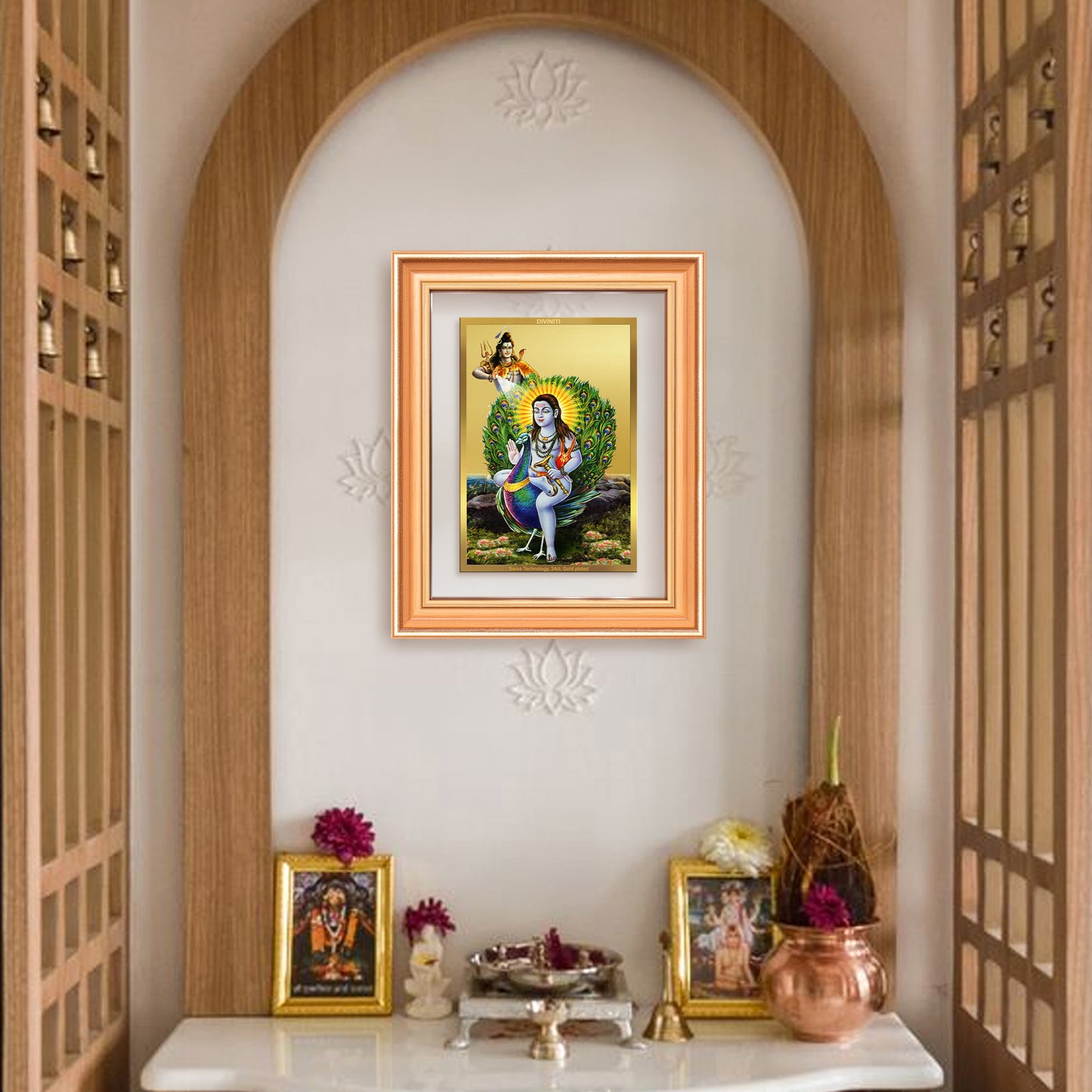 Baba Balak Nath | Paunahari For Wall & Tabletop Frame in 24K Gold Plated Foil