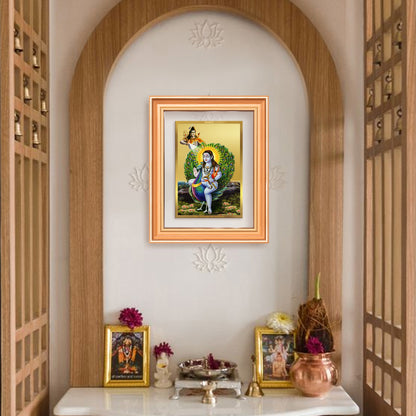 Baba Balak Nath | Paunahari For Wall & Tabletop Frame in 24K Gold Plated Foil