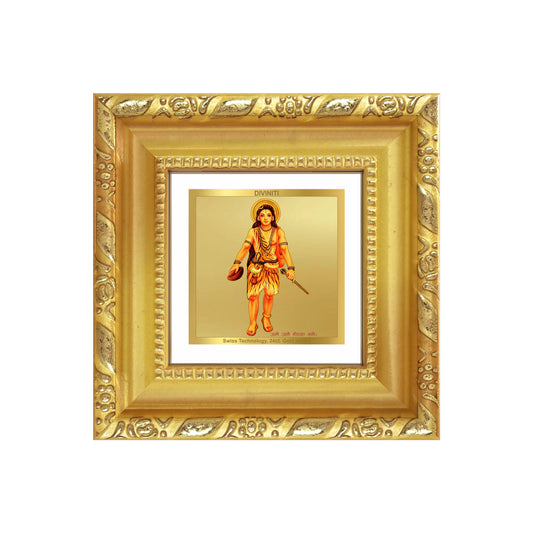 Baba Gorakhnath | Darshani For Tabletop Frame in 24K Gold Plated Foil