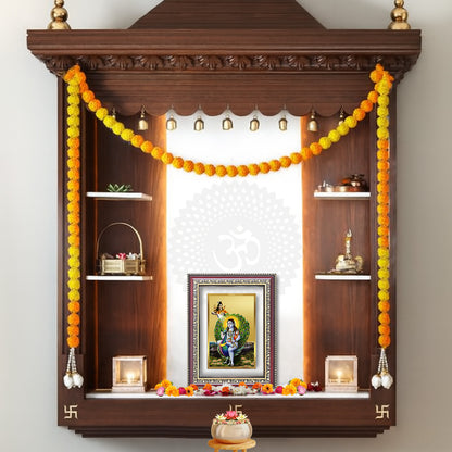 Baba Balak Nath | Paunahari Wall and Tabletop Photo Frame in 24K Gold Plated Foil