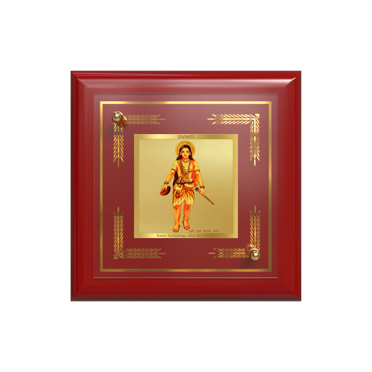 Baba Gorakhnath | Darshani For Tabletop Frame in 24K Gold Plated Foil
