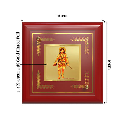 Baba Gorakhnath | Darshani For Tabletop Frame in 24K Gold Plated Foil