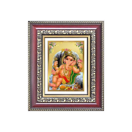 Bal Ganesha | Bal Ganapati|Baby Ganapati| For Wall & Tabletop Frame in 24K Gold Plated Foil