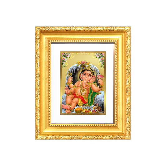 Bal Ganesha | Bal Ganapati|Baby Ganapati| For Wall & Tabletop Frame in 24K Gold Plated Foil