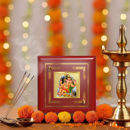 Bal Ganesha | Bal Ganapati|Baby Ganapati| For Tabletop Frame in 24K Gold Plated Foil