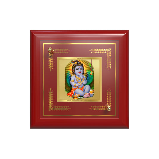 Bal Gopal |Baby Krishna | Devakinandana For Tabletop Frame in 24K Gold Plated Foil