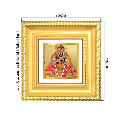 Banke Bihari | Kunjbihari Tabletop Photo Frame in 24K Gold Plated Foil