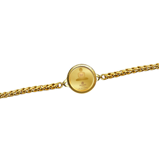 Customized Bracelet | 22MM | 24K Gold Plated Foil | Divine for Gift