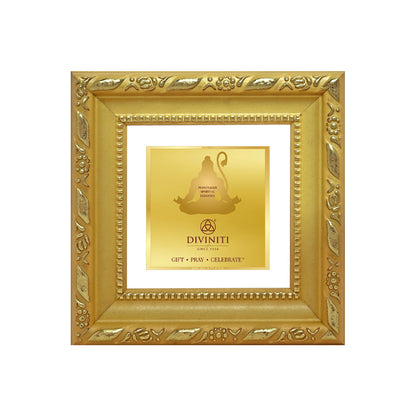 Diviniti Double Glass Frame Personalised Tabletop Photo Frame in 24K Gold Plated Foil