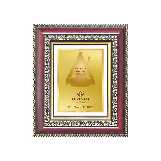 Diviniti Double Glass Frame Personalised Tabletop Photo Frame in 24K Gold Plated Foil