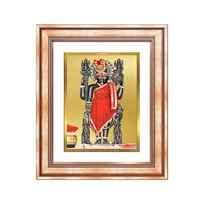 Dwarkadhish | Lord Krishna of Dwarka Wall & Tabletop Frame in 24K Gold Plated Foil
