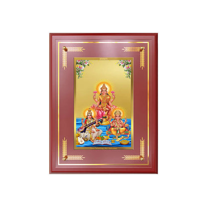 Goddess Lakshmi Saraswati & Lord Ganesha
