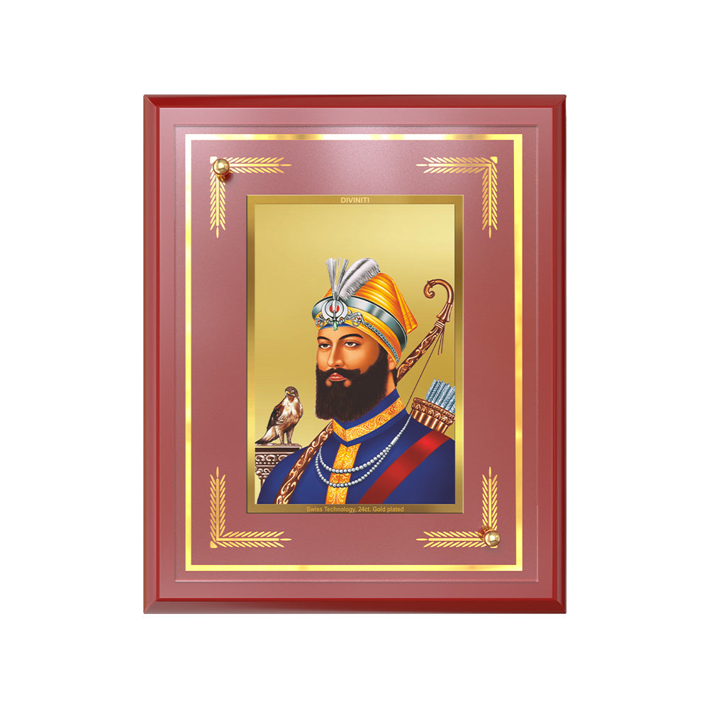 Guru Gobind Singh Ji | Divine Wall and Tabletop Mount Photo Frame in 2 ...