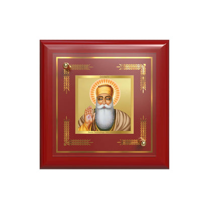 Guru Nanak Dev Ji | First Sikh Guru | Founder of Sikhism For Tabletop Frame in 24K Gold Plated Foil