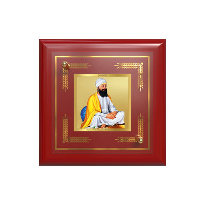 Guru Tegh Bahadur Sahib Ji | Ninth Sikh Guru | Martyr of Faith & Protector of Humanity For Tabletop Frame in 24K Gold Plated Foil