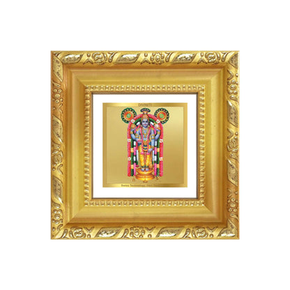 Guruvayurappan | Lord Krishna | Divine Form of Worshipped Deity For Tabletop Frame in 24K Gold Plated Foil