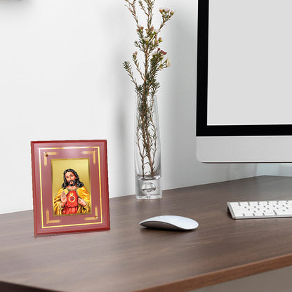 Jesus Christ | Sacred Wall and Tabletop Photo Frame in 24K Gold Plated Foil