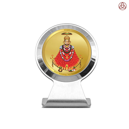 Khatu Shyam Ji | Divine Lord Shyam Car Dashboard & Tabletop Photo Frame in 24K Gold Plated Foil