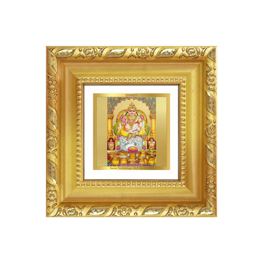 Lord Kuber | God of Wealth Tabletop Frame in 24K Gold Plated Foil