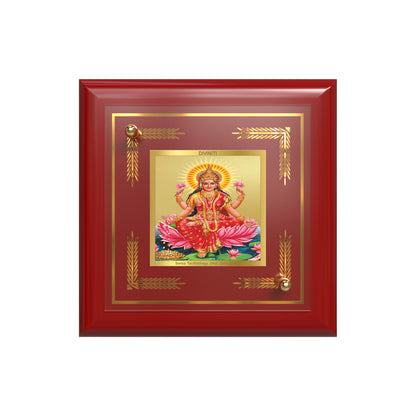 Goddess Lakshmi | Devi of Wealth & Prosperity Tabletop Frame in 24K Gold Plated Foil