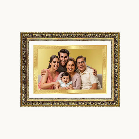 Portrait on Gold Immortalise Your Legacy Landscape Photo Frame in 24K Gold Plated Foil
