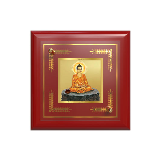 Lord Buddha | Divine Tabletop Frame in 24K Gold Plated Foil
