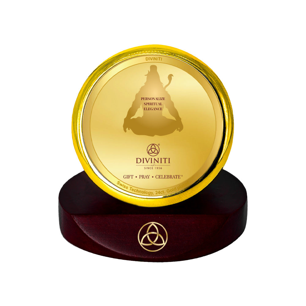 Diviniti MCF1CG Personalization Car Dashboard Frame in 24K Gold Plated Foil