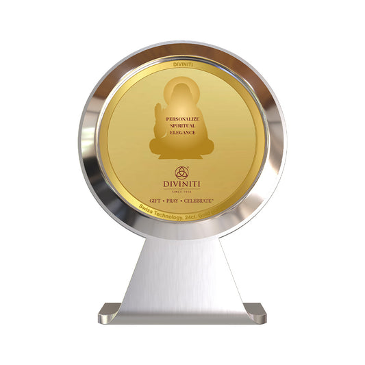 Diviniti MCF1CR Personalization Car Dashboard Frame in 24K Gold Plated Foil