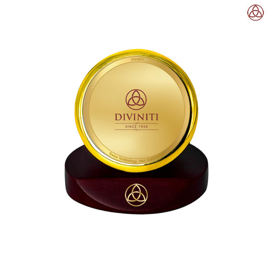 Diviniti MCF1CG Personalization Car Dashboard Frame in 24K Gold Plated Foil