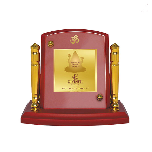 Diviniti MDF Personalization Car Dashboard Frame in 24K Gold Plated Foil