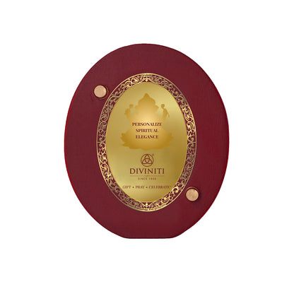 Diviniti MDF Personalization Car Dashboard Frame in 24K Gold Plated Foil