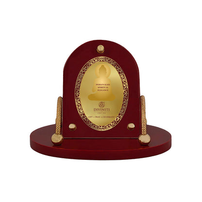 Diviniti MDF Personalization Car Dashboard Frame in 24K Gold Plated Foil