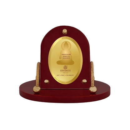 Diviniti MDF Personalization Car Dashboard Frame in 24K Gold Plated Foil